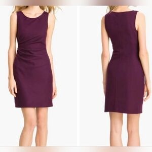 Theory Plum Side Ruched Dress